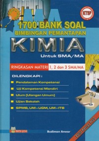 Image of 1700 BANK SOAL BIMBINGAN PEMANTAPAN KIMIA UNTUK SMA/MA