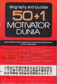 Image of BIOGRAPHY AND QUOTES : 50 + 1 MOTIVATOR DUNIA