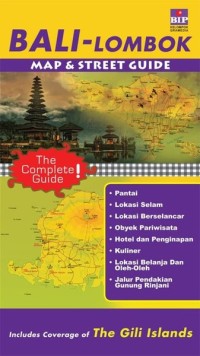 Image of BALI - LOMBOK: MAP & STEET GUIDE