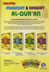 Image of ENSIKLOPEDIA MUKJIZAT DAN KHASIAT AL-QUR'AN