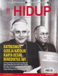 Image of HIDUP 05/29 Januari 2023: KATEKISMUS GEREJA KATOLIK KARYA BESAR BENEDIKTUS XVI