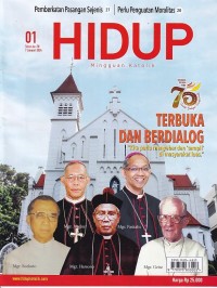 Image of HIDUP 01/7 Januari 2024: TERBUKA DAN EERDIALOG