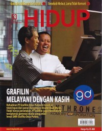 Image of HIDUP 53/31 Desember 2023: GRAFILI MELAYANI DENGAN KASIH