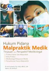 Image of HUKUM PIDANA MALPRAKTIK MEDIK