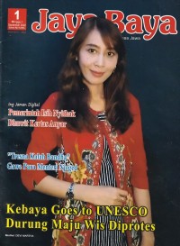 Image of Jaya Baya 1 Minggu II September 2022: Kebaya Goes to UNESCO Durung Maju Wes Diprotes