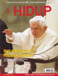 Image of HIDUP 02/8 Januari 2023: PAUS BENEDIKTUS XVI : PENJAGA KEBENARAN