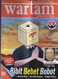 Image of Wartam: Jendela Hindu Dharma Edisi 107/Th.9/ Januari 2024: Bibit Bebet Bobot