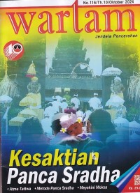 Image of Wartam: Jendela Hindu Dharma Edisi 116/Th.10/ Oktober 2024: Kesaktian Panca Srada