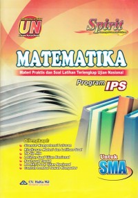 Image of MATEMATIKA: MATERI PRAKTIS DAN SOAL LATIHAN TERLENGKAP UJIAN NASIONAL PROGRAM IPS