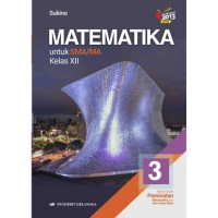 Image of MATEMATIKA UNTUK SMA/MA KELAS XII