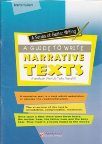 Image of A GUIDE TO WRITE NARRATIVE TEXTS (PANDUAN MENULIS TEKS NARATIF)