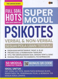 Image of SUPER MODUL PSIKOTES : VERBAL & NON VERBAL (SESUAI POLA UJIAN TERBARU)