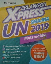 Image of ERLANGGA X-PRESS UN SMA/MA 2019 MATEMATIKA PROGRAM IPA