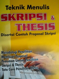 Image of TEKNIK MENULIS SKRIPSI & THESIS
