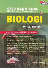 Image of 1700 BANK SOAL BIMBINGAN PEMANTAPAN BIOLOGI UNTUK SMA/MA