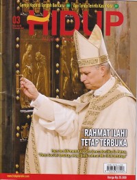 Image of HIDUP 03/18 Januari 2026: RAHMAT ILAHI TETAP TERBUKA