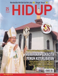 Image of HIDUP 25/22 Juni 2025: MERAYAKAN SUKACITA PENUH KETERLIBATAN