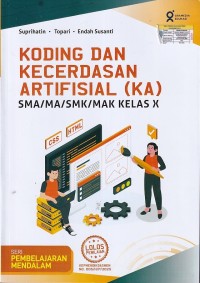 Image of KODING DAN KECERDASAN ARTIFISIAL (KA) SMA/MA/SMK/MAK KELAS X