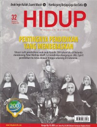 Image of HIDUP 32/7 Agustus 2022: PENTINGNYA PENDIDIKAN YANG MEMBEBASKAN