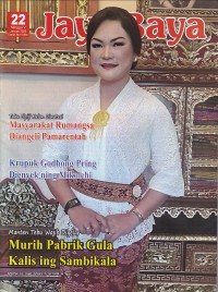Image of Jaya Baya 22 Minggu V Januari 2023:MURIH PABRIK GULA KALIS ING SAMBIKALA