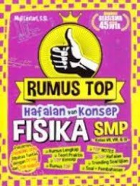 Image of Rumus Top Hafalan dan Konsep Fisika SMP Kelas VII, VIII, & IX