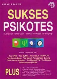 Image of SUKSES PSIKOTES: KUMPULAN 1001 SOAL + BAHAS PSIKOTES LENGKAP